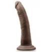 Gode réaliste Cock Long Dr Skin 17 x 4cm Marron