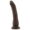 Gode réaliste Cock Star Dr Skin 20  x4cm Marron