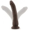 Gode réaliste Cock Star Dr Skin 20  x4cm Marron