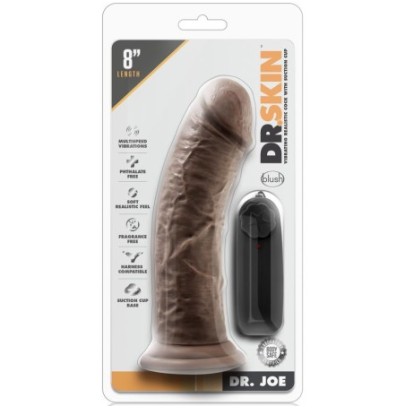 Gode vibrant Dr Joe Dr Skin 19 x 4.7cm Marron