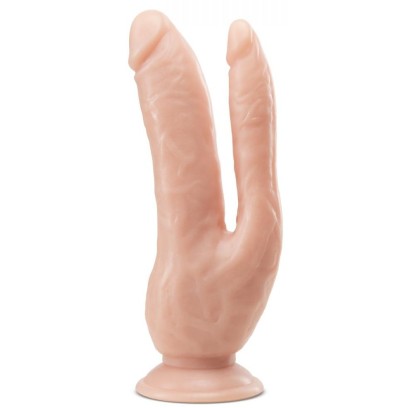 Double gode Dp Cock Dr Skin 18 x 6cm- Godes Doubles en stock sur Fun et plaisirs