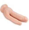 Double gode Dp Cock Dr Skin 18 x 6cm