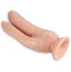 Double gode Dp Cock Dr Skin 18 x 6cm