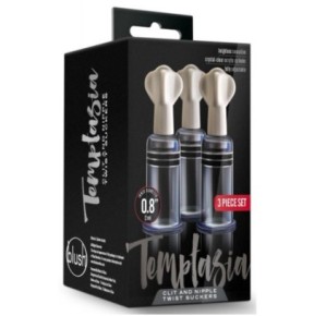 Kit 3 Suce Tétons Twist Up 10.3cm - Diamètre 19mm