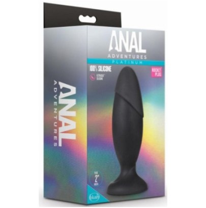 Plug silicone Anal Adventures Rocket 14 x 5cm