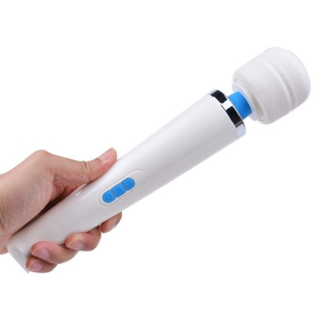 Wand Multi Vibrator Blanc - Tête 60mm- Wands Classiques en stock sur Fun et plaisirs