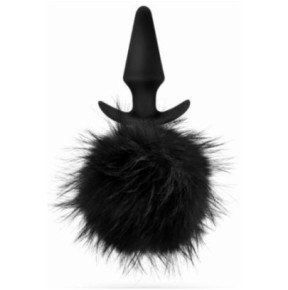 Plug Pompon Anal Adventures Rabbit Tail 9  x 3.5cm- Bijoux Anal en stock sur Fun et plaisirs