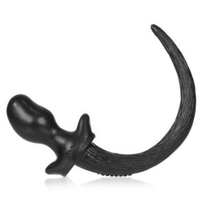 Plug Queue Puppy Tail Pug 8 x 4.4cm Noir- Puppy Play