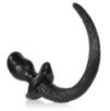 Plug Queue Puppy Tail Pug 8 x 4.4cm Noir