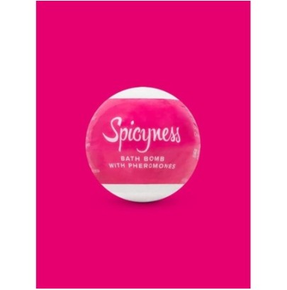 Boule de bain effervescente Spicyness Rose- GEL DOUCHE en stock sur Fun et plaisirs