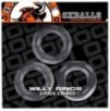 Lot de 3 cockrings Willy Rings Transparents