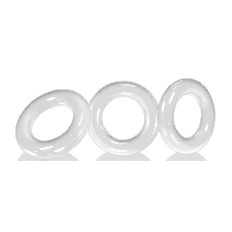 Lot de 3 cockings Willy Rings Blanc