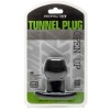 Ass Tunnel Plug Silicone Noir Medium 7 x 5.2 cm