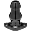 Double Tunnel Plug Noir Extra-Large 14 x 7.6cm