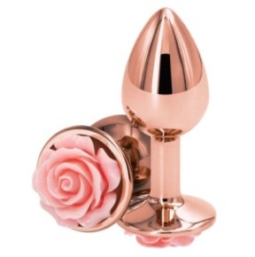 Plug Bijou REAR S 6 x 2.7cm Rose-Rose- Bijoux Anal en stock sur Fun et plaisirs