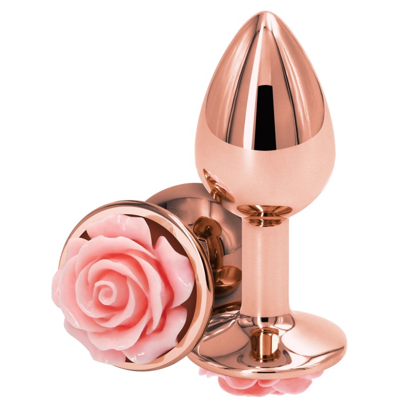 Plug Bijou REAR S 6 x 2.7cm Rose-Rose