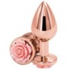 Plug Bijou Rear M 7 x 3.4cm Rose-Rose