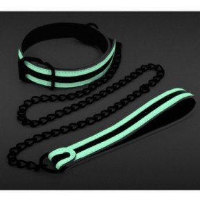 Collier-Laisse fluorescente Glo 75cm- Colliers & Laisses en stock sur Fun et plaisirs