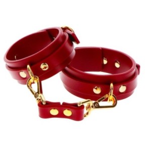 Menottes de chevilles Taboom Rouges- Menottes en stock sur Fun et plaisirs