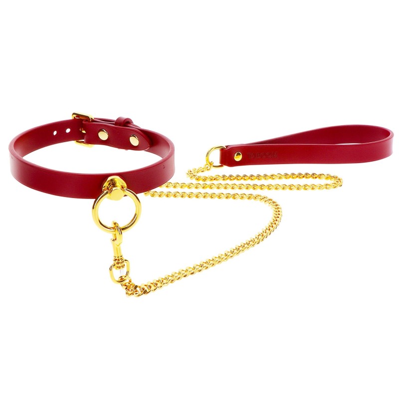 Collier-Laisse Taboom Rouge