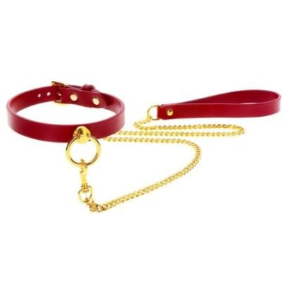 Collier-Laisse Taboom Rouge- Colliers & Laisses en stock sur Fun et plaisirs