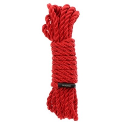 Corde de bondage Taboom 5M - 7mm Rouge- Bondage & Attaches en stock sur Fun et plaisirs