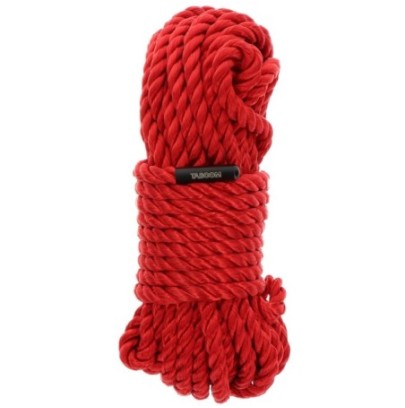 Corde de bondage Taboom 10M - 7mm Rouge- Bondage & Attaches en stock sur Fun et plaisirs