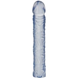 Gode Jelly Bleu 25 x 4 cm- GODE TRANSPARENT en stock sur Fun et plaisirs