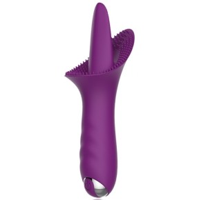 Stimulateur pour anulingus Titan Flow Violet- 100% Clitoris en stock sur Fun et plaisirs