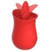 Stimulateur de clitoris Tongue Flower Rouge