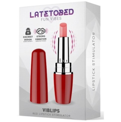 Stimulateur de clitoris Viblips 9.5 x 2.5cm Rouge