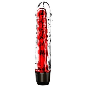 Gode vibrant Chris 14 x 3.3cm Rouge- Godes Vibrants en stock sur Fun et plaisirs