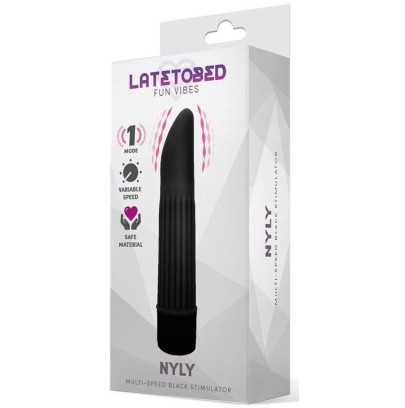 Stimulateur de clitoris Nyly 13 x 2.5cm Noir