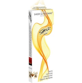 Digues en latex Glyde Dams Vanille x4- PRESERVATIF ORAL & FEMININ en stock sur Fun et plaisirs