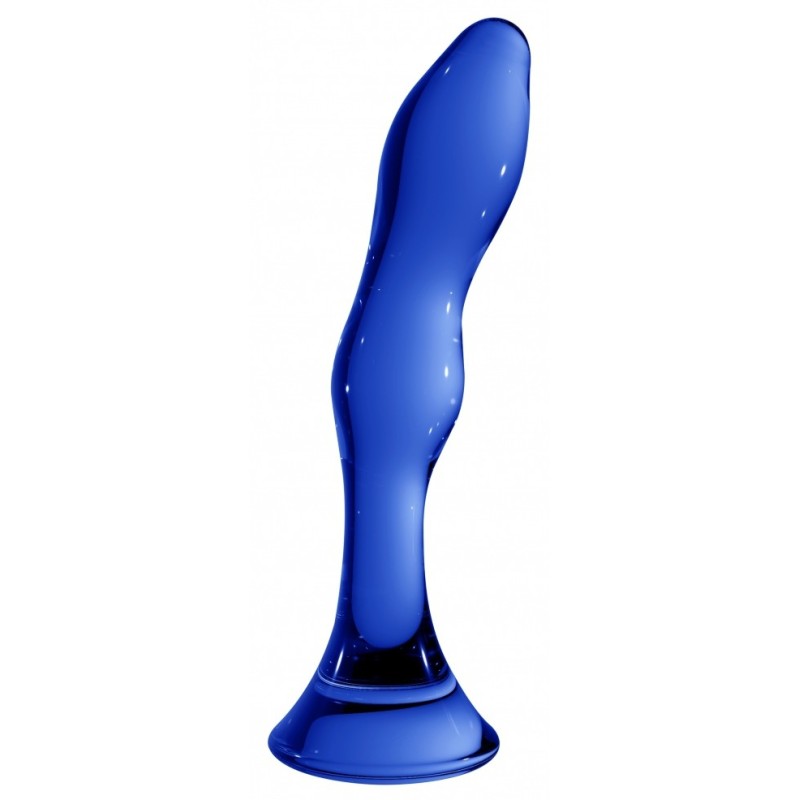 Gode en verre Gallant Bleu 16 x 3.4cm