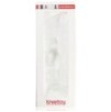 Plug en verre Pawlo 9.5 x 3.3cm Transparent