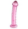 Gode en verre Gloria 15 x 4cm Rose