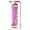 Gode en verre Gloria 15 x 4cm Rose