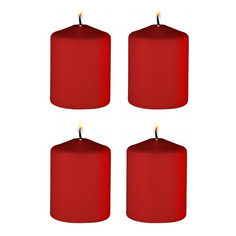 Lot de 4 bougies Tease Candle Orange sanguine 24g