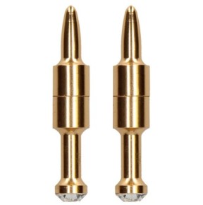 Pinces pour tétons magnétiques Diamond Pin x2 Dorées- Pinces à Seins en stock sur Fun et plaisirs