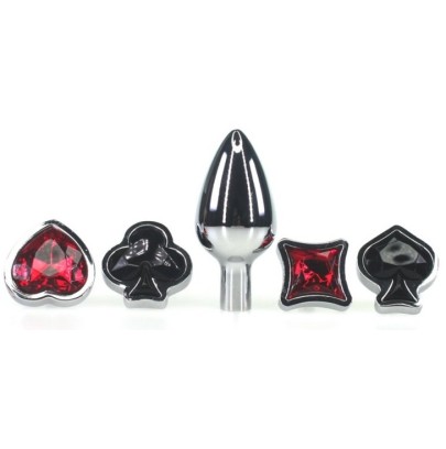 Plug Bijou Poker Up 6 x 2.7cm- Bijoux Anal en stock sur Fun et plaisirs