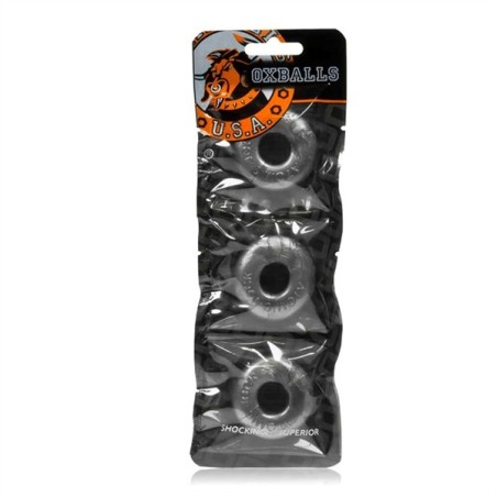 Pack de 3 mini cockrings Oxballs Gris