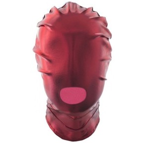 Cagoule avec Ouverture Bouche Rouge- Cagoules & Masques en stock sur Fun et plaisirs