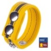 Cockring en cuir Tippy Jaune