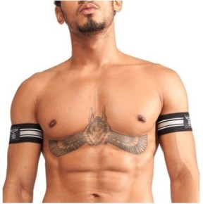 Brassards Biceps Urban Club Gris x2- Harnais Homme en stock sur Fun et plaisirs