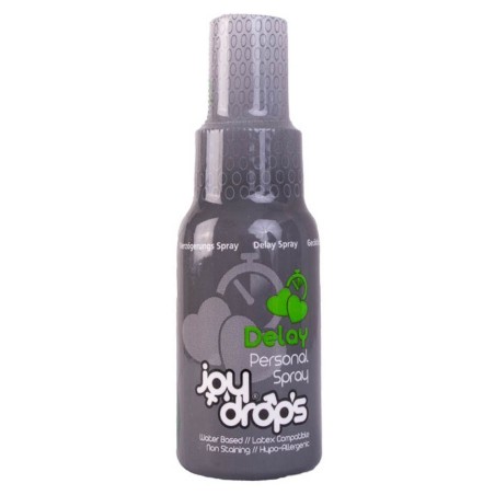 Spray retardant JoyDrops Delay 50mL- Retarder l'Éjaculation en stock sur Fun et plaisirs