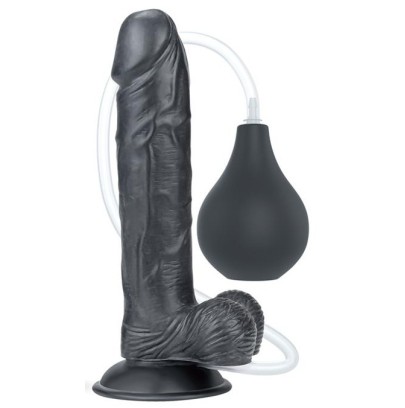 Gode éjaculateur Squirt 20 x 4.5cm Noir- Godes Ejaculateurs en stock sur Fun et plaisirs