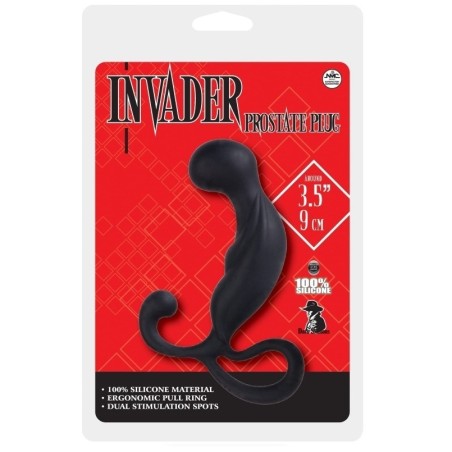 Stimulateur de prostate Bulbed Intruder 9 x 3.2 cm Noir