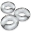 Lot de 3 cockrings Fat Willy Transparents