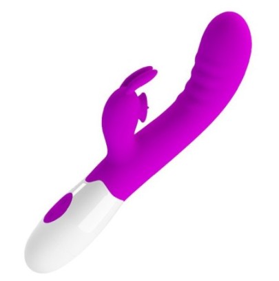 Vibro Rabbit Cerberus Pretty Love 21cm Violet- Rabbits Vibrants en stock sur Fun et plaisirs